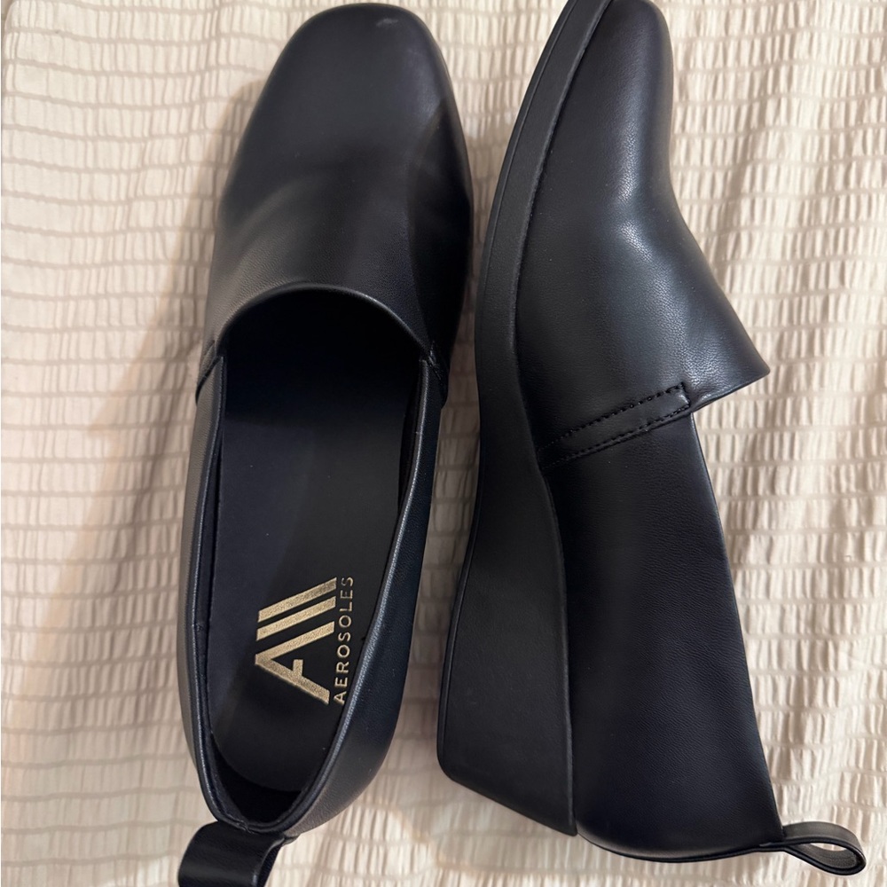 AEROSOLES Black Men's Loafers